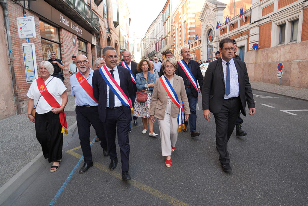 Commémoration avec les élus du Grand Montauban