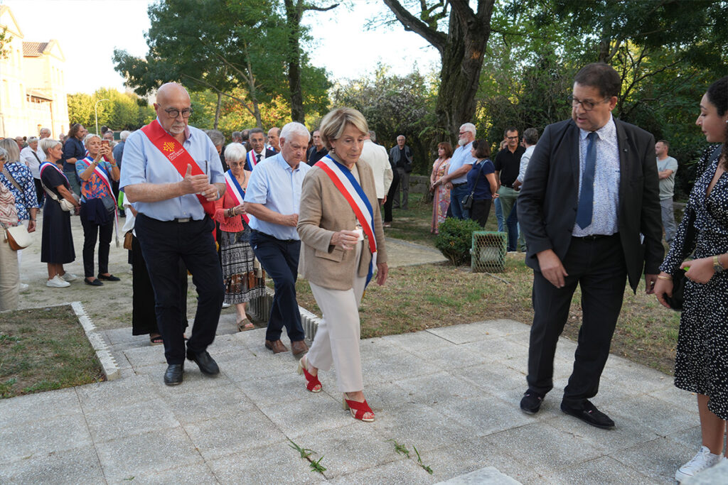 Commémoration avec les élus du Grand Montauban