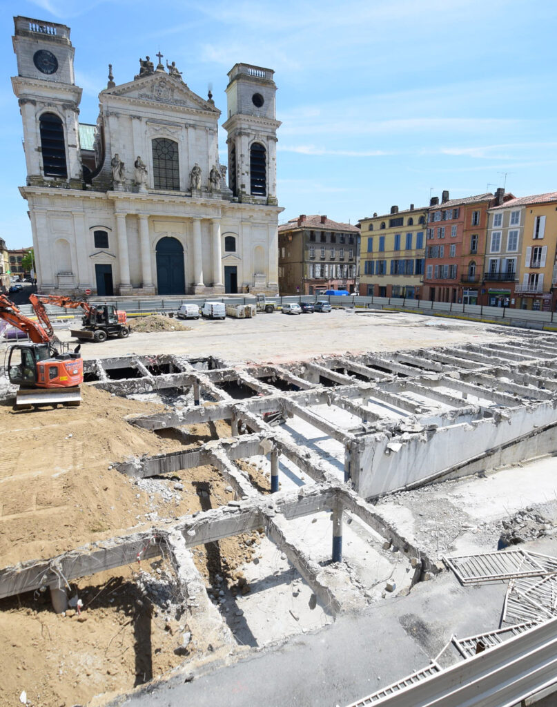 Travaux de la place Roosevelt